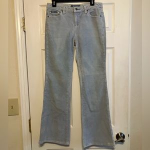 LEI light blue gray Y2K vintage corduroy pants jeans Junior’s 9 bootcut